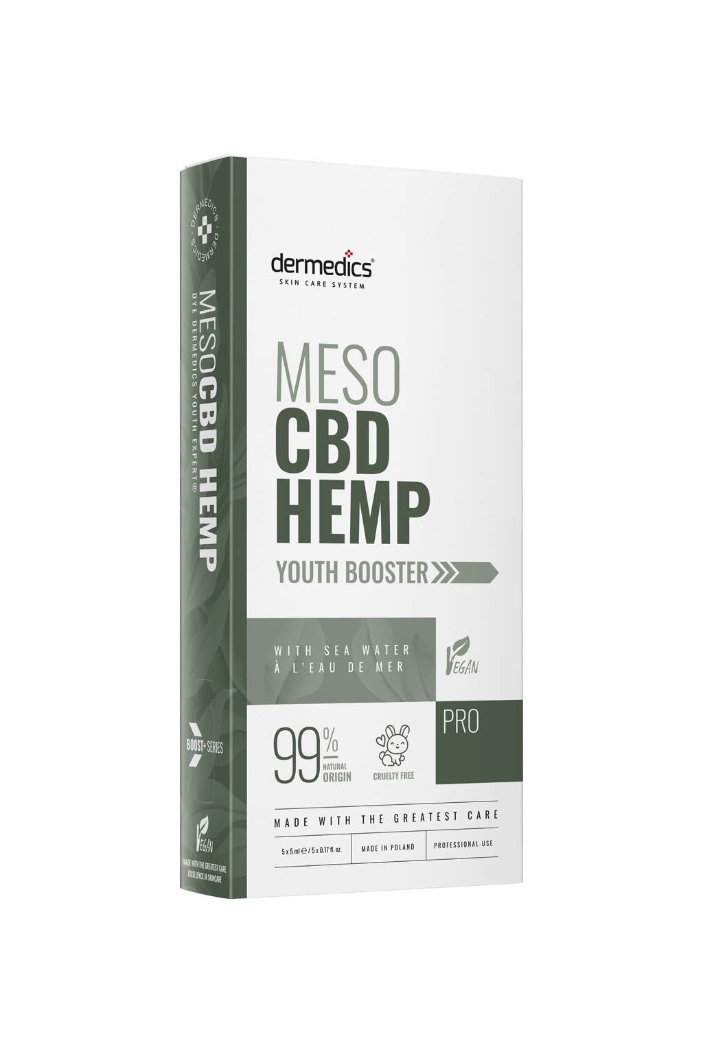 Dermedics BOOST+ CBD HEMP meso ampulla dobozzal