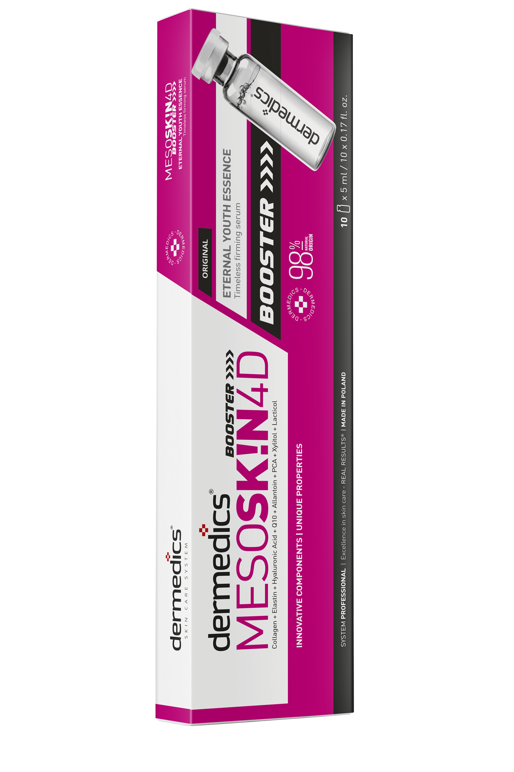 Dermedics MESO SK!N 4D Booster ampulla dobozzal